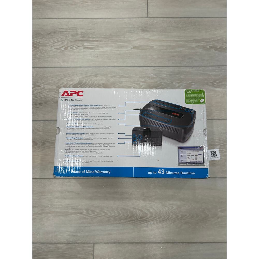 APC Back-UPS 550 Battery Backup 8-Outlet Power Supply